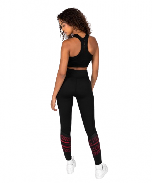 Venum Leggings UFC Performance Institute 2.0 schwarz/rot